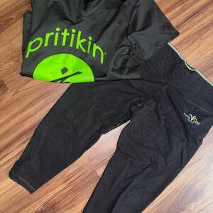 Hilton head exercise capris and Zumba shirt